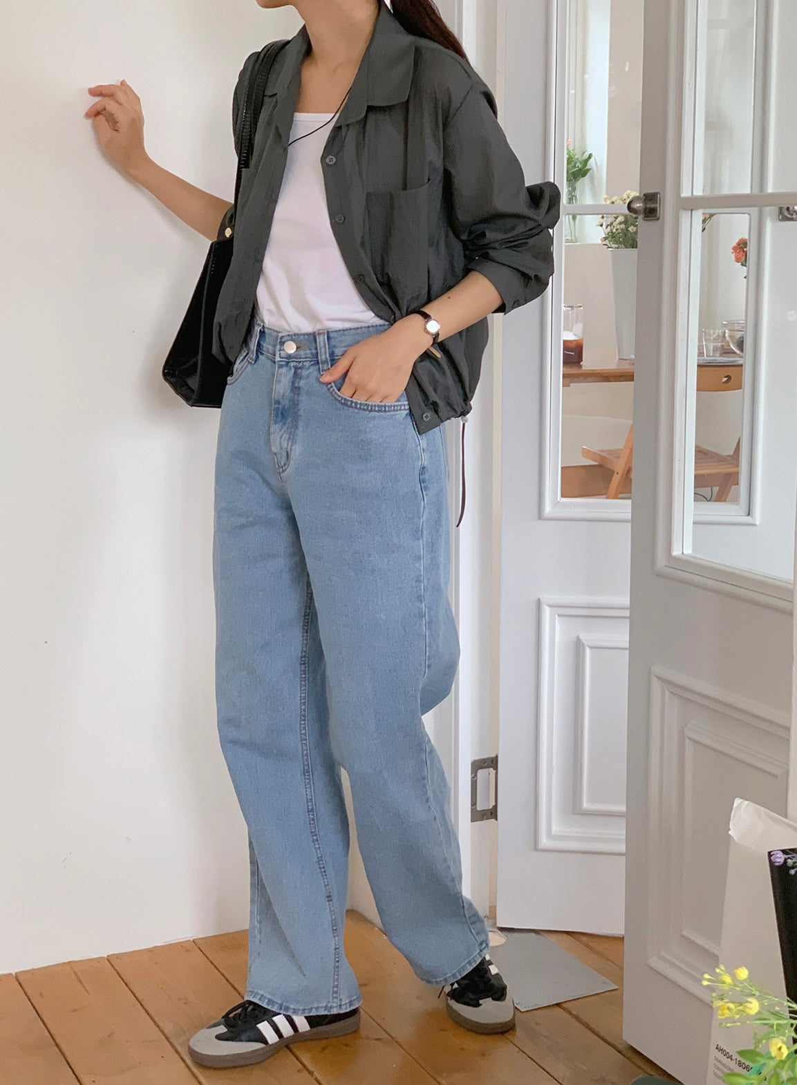 韓國丨V-NECK COLLAR SHIRT