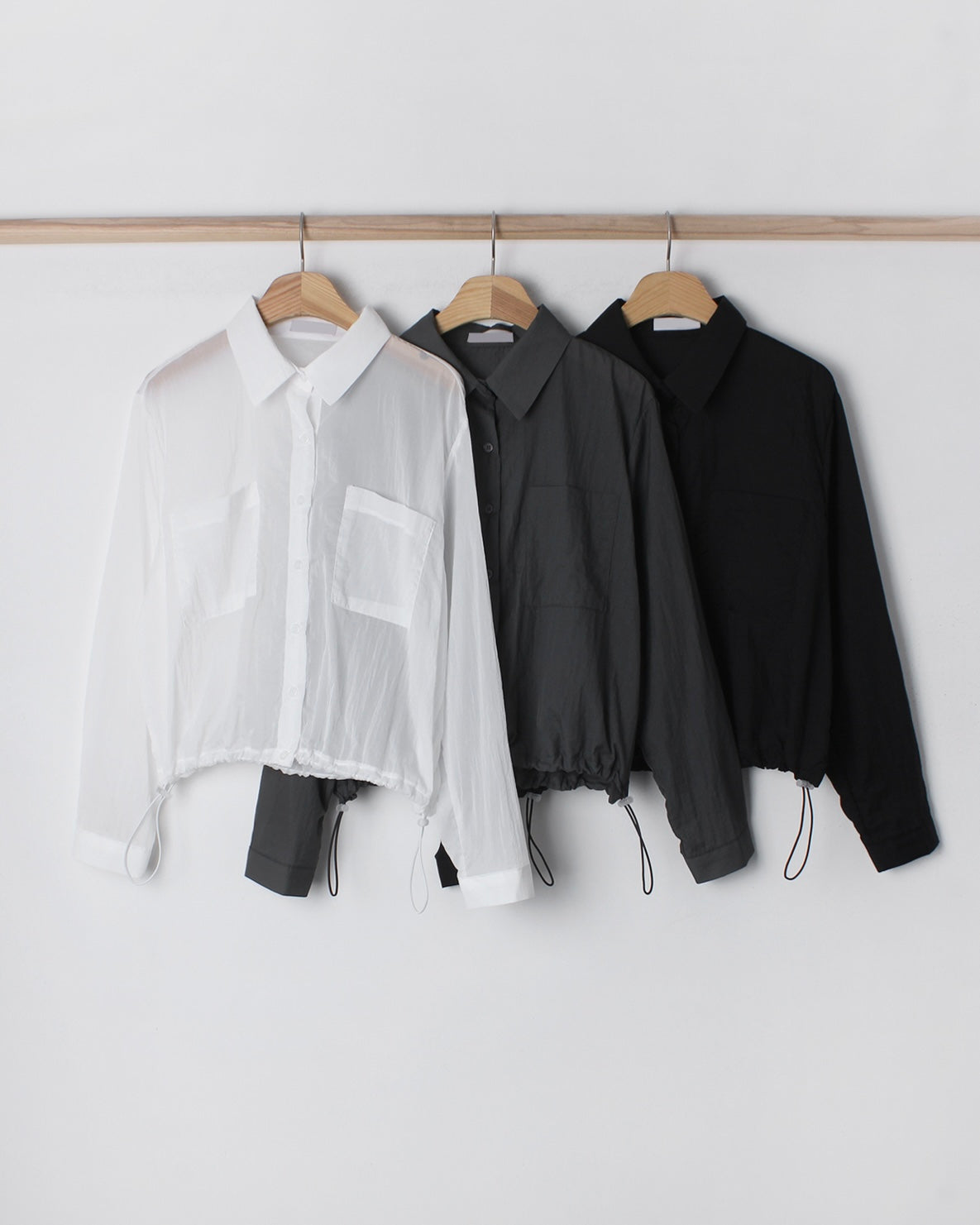 韓國丨V-NECK COLLAR SHIRT