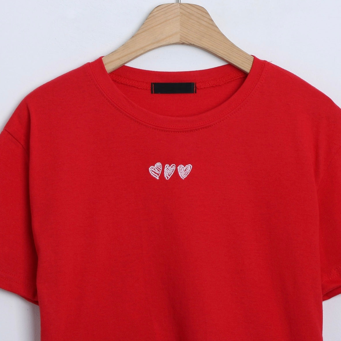 韓國丨HEART CROP TEE