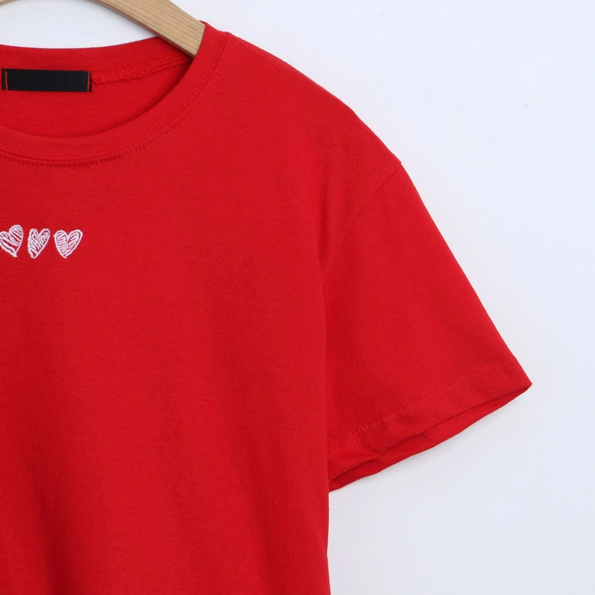 韓國丨HEART CROP TEE