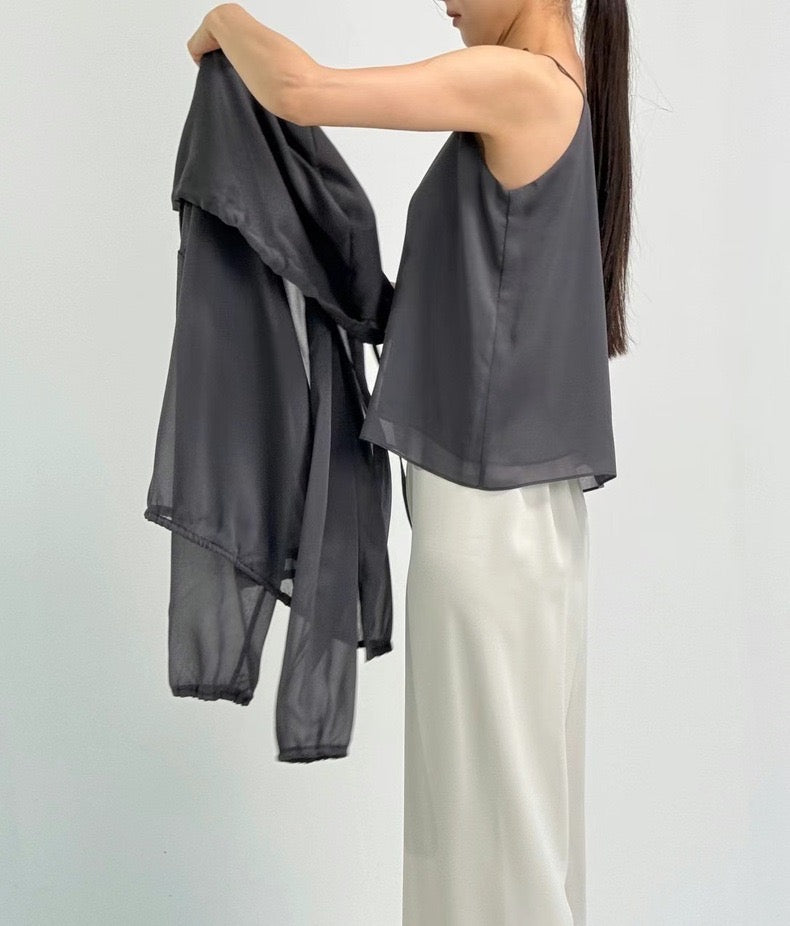 韓國丨SHEER HOODY SET