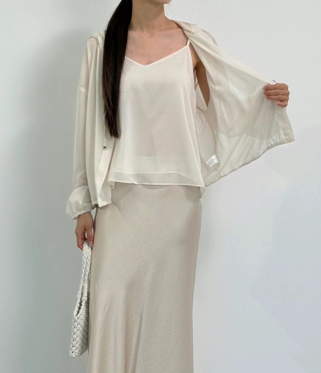 韓國丨SHEER HOODY SET