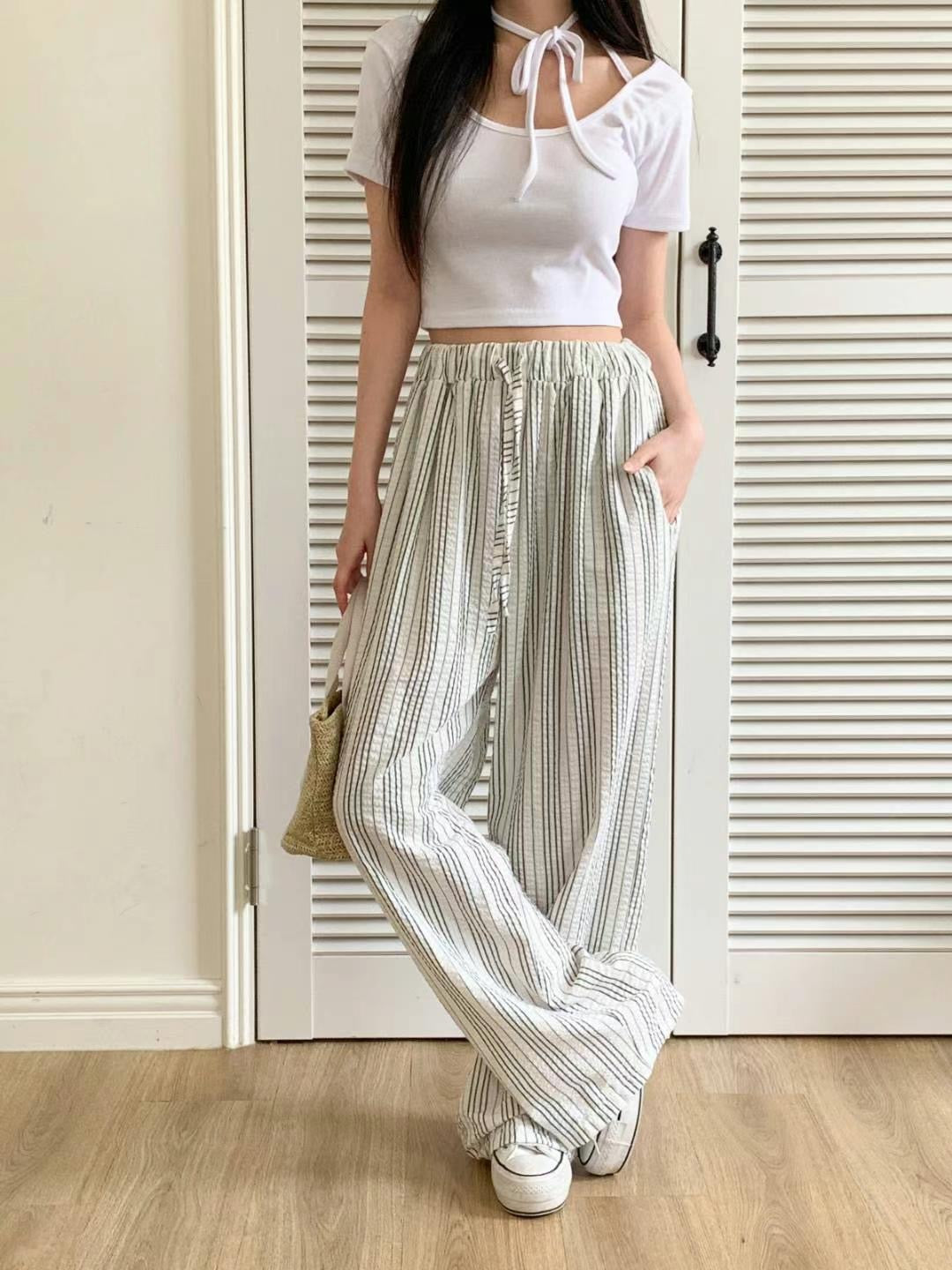 韓國丨2 WAYS CROP TEE