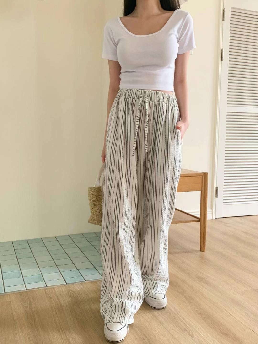 韓國丨2 WAYS CROP TEE