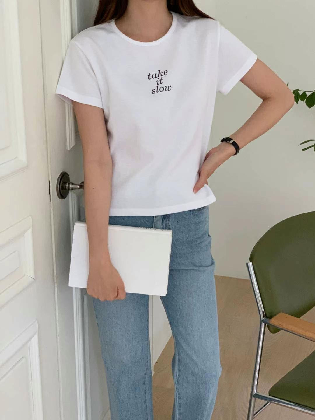 韓國丨TAKE IT SLOW TEE