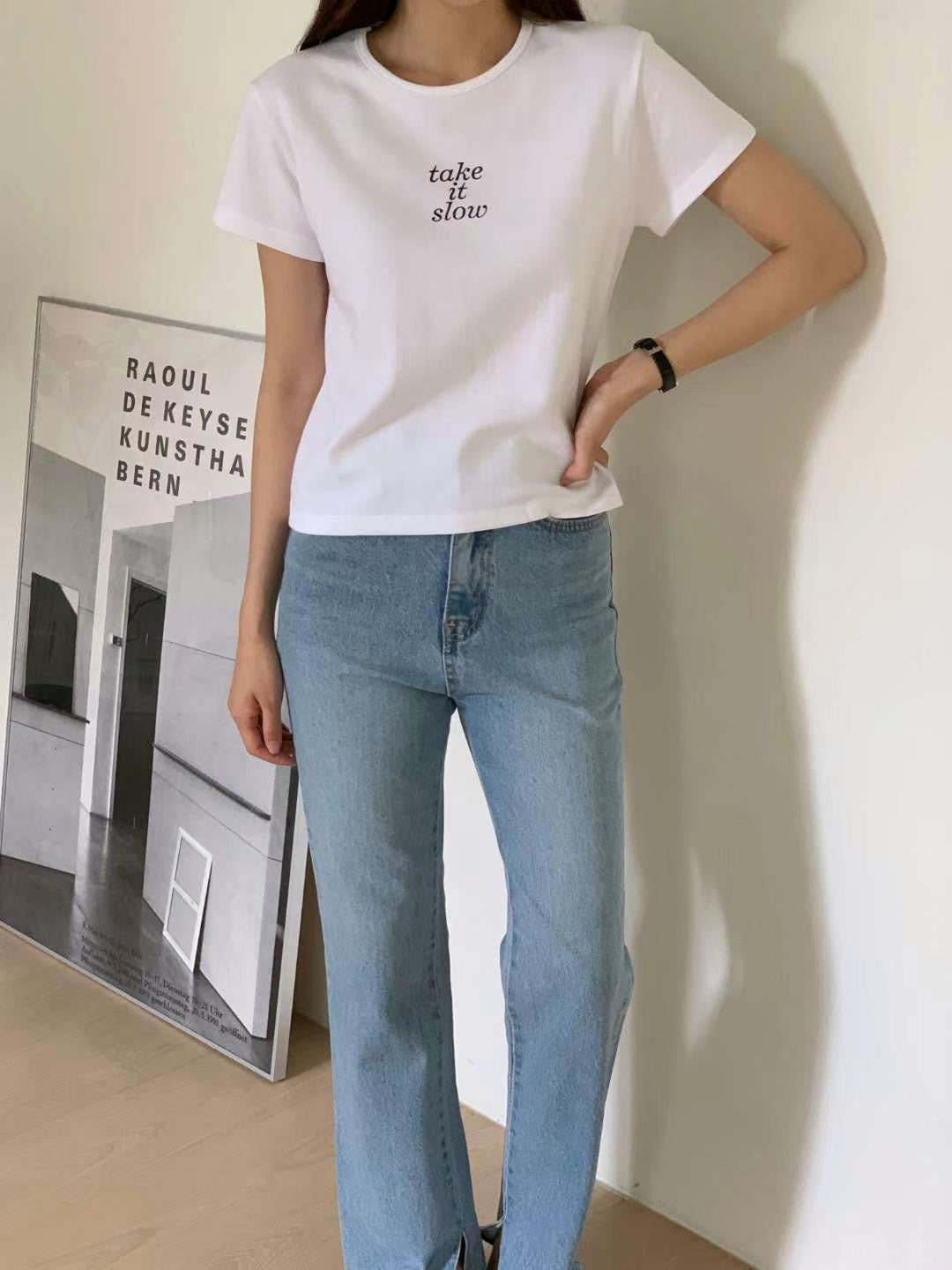 韓國丨TAKE IT SLOW TEE