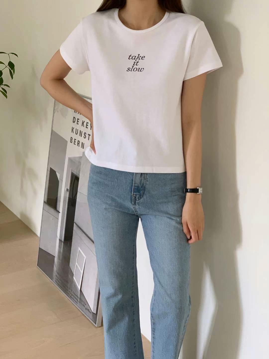韓國丨TAKE IT SLOW TEE