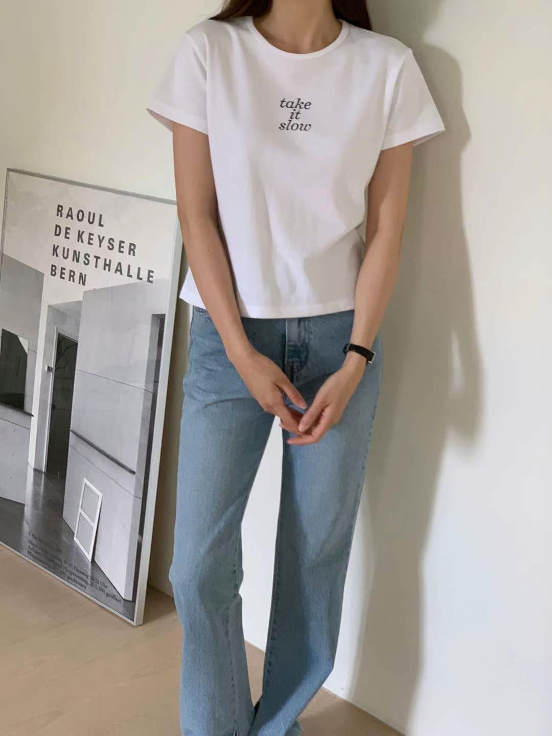 韓國丨TAKE IT SLOW TEE