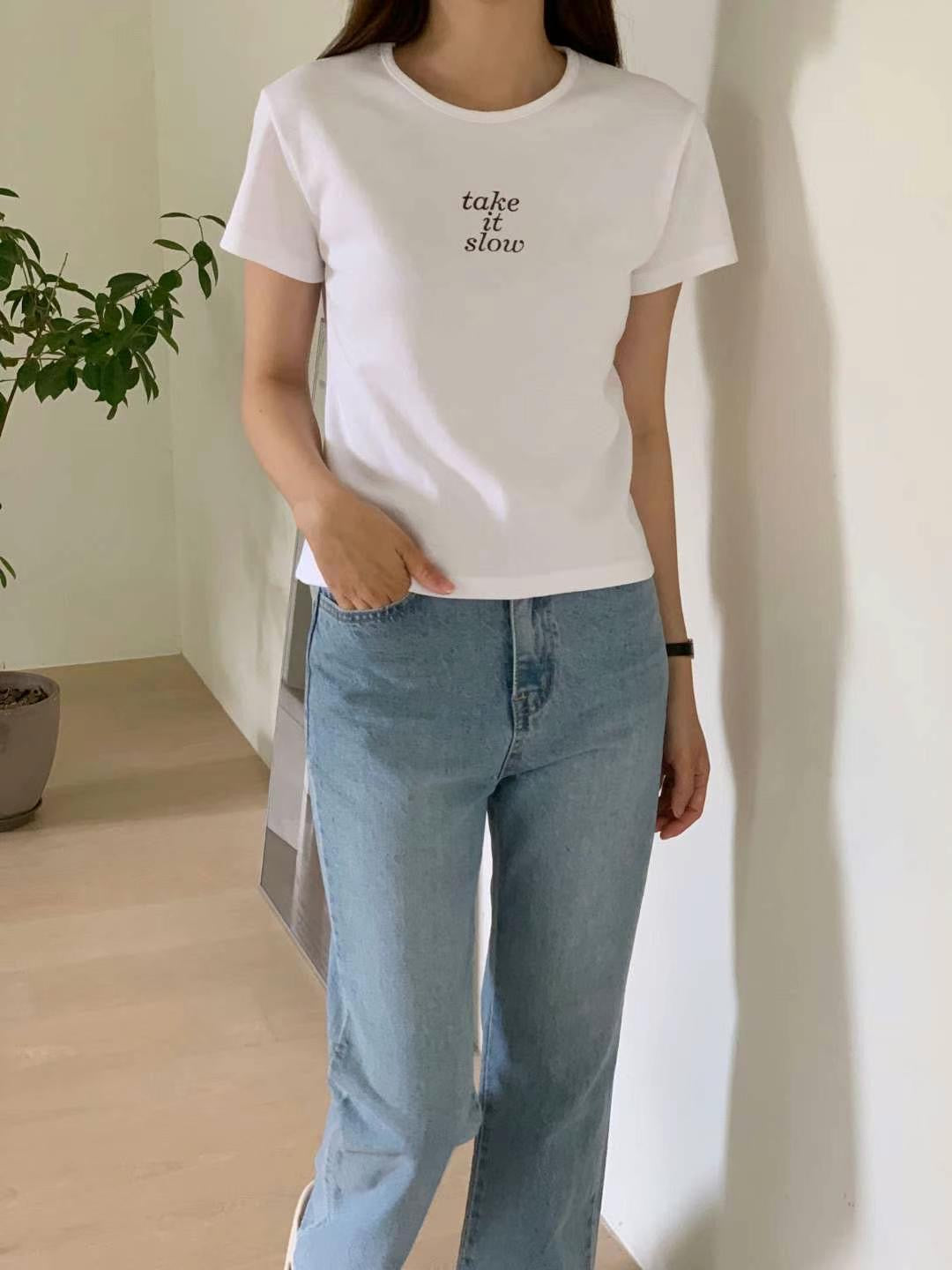 韓國丨TAKE IT SLOW TEE