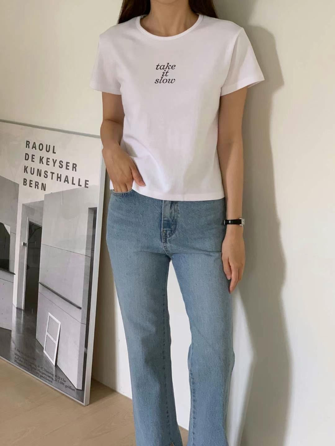 韓國丨TAKE IT SLOW TEE