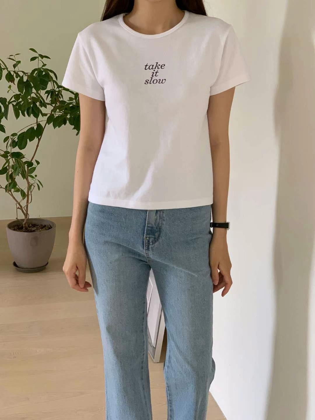 韓國丨TAKE IT SLOW TEE