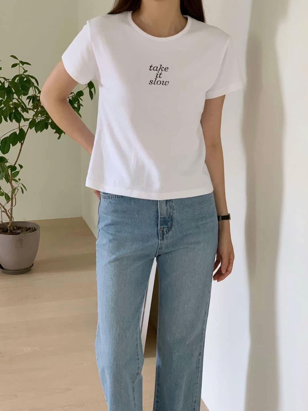 韓國丨TAKE IT SLOW TEE