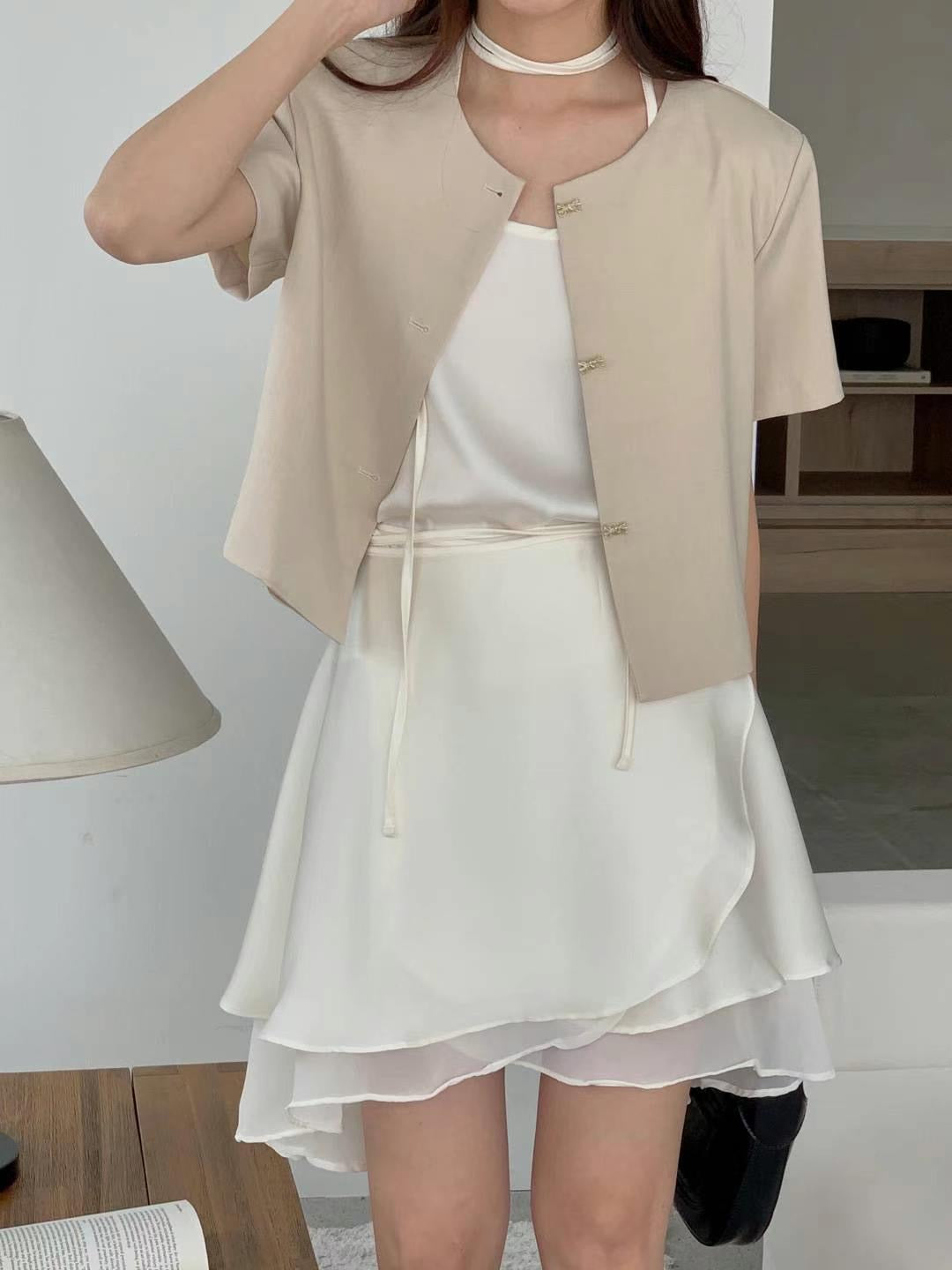 韓國丨蝴蝶結鈕扣JK