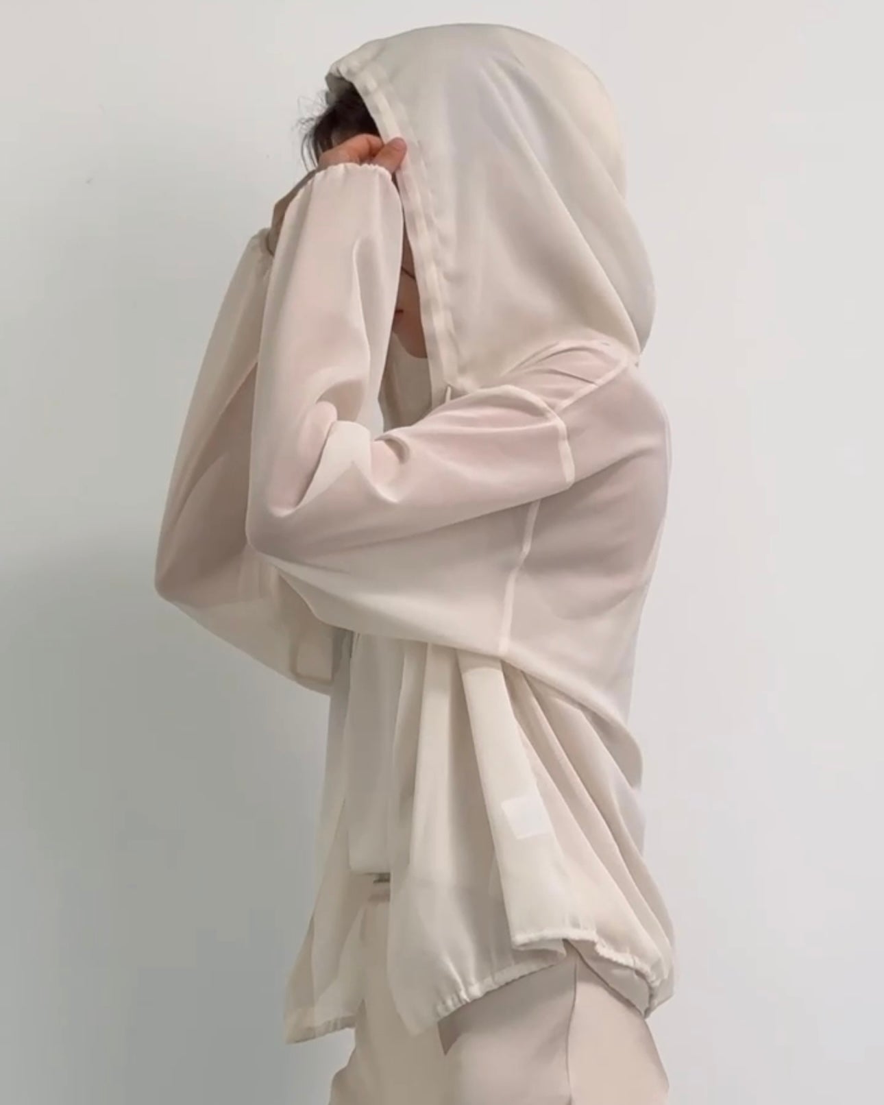 韓國丨SHEER HOODY SET