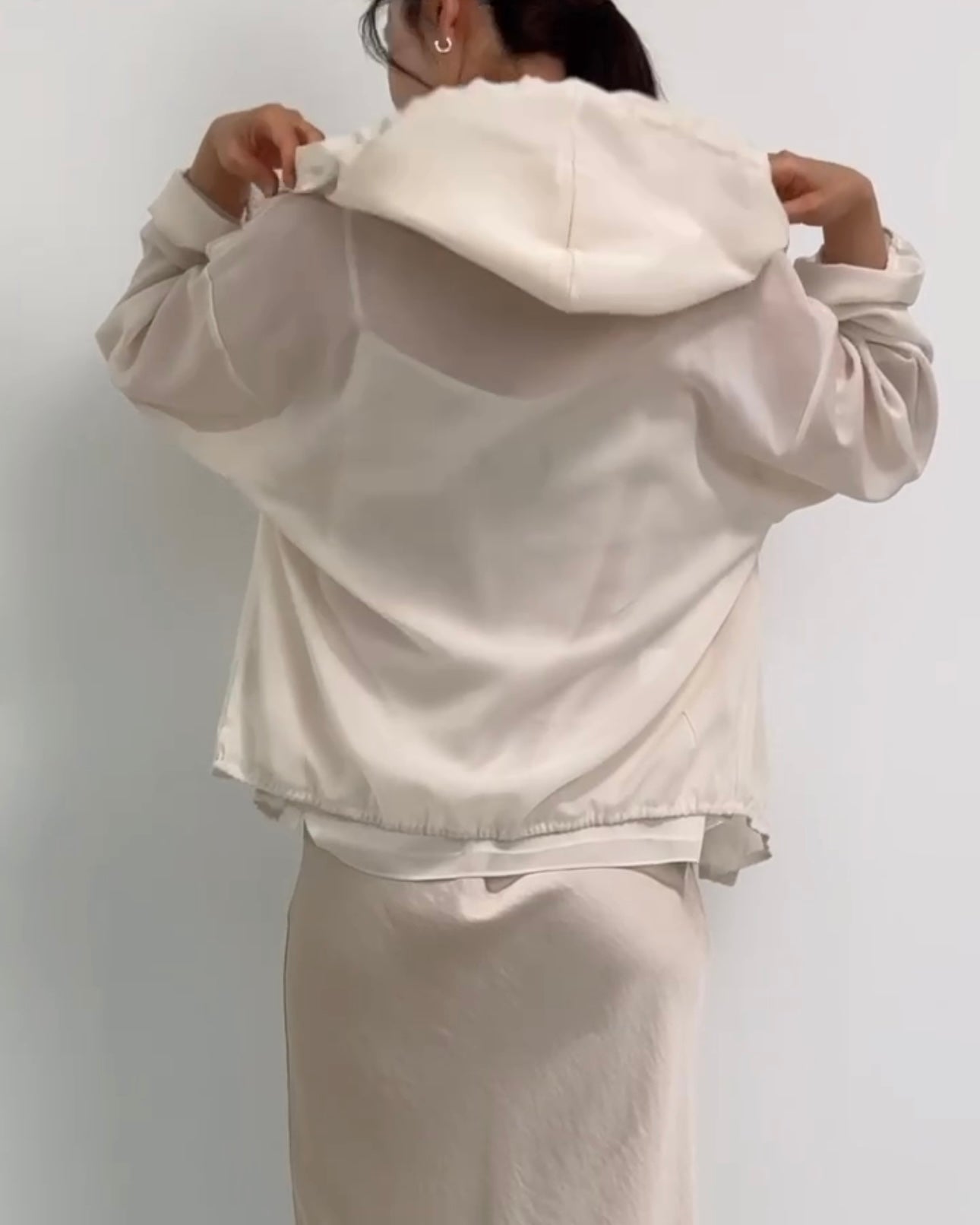 韓國丨SHEER HOODY SET