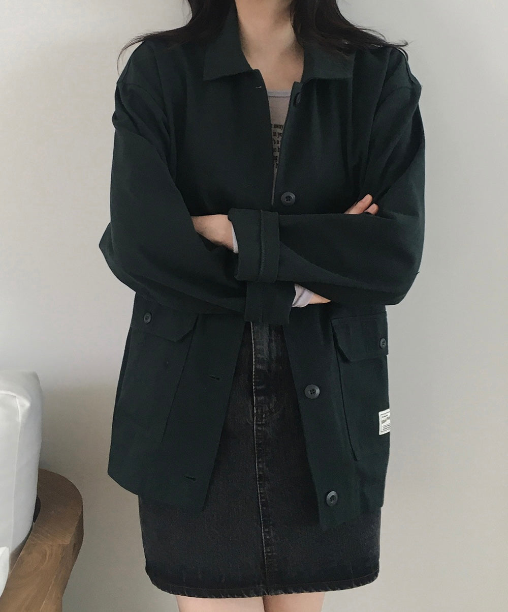 韓國丨復古棉質外套