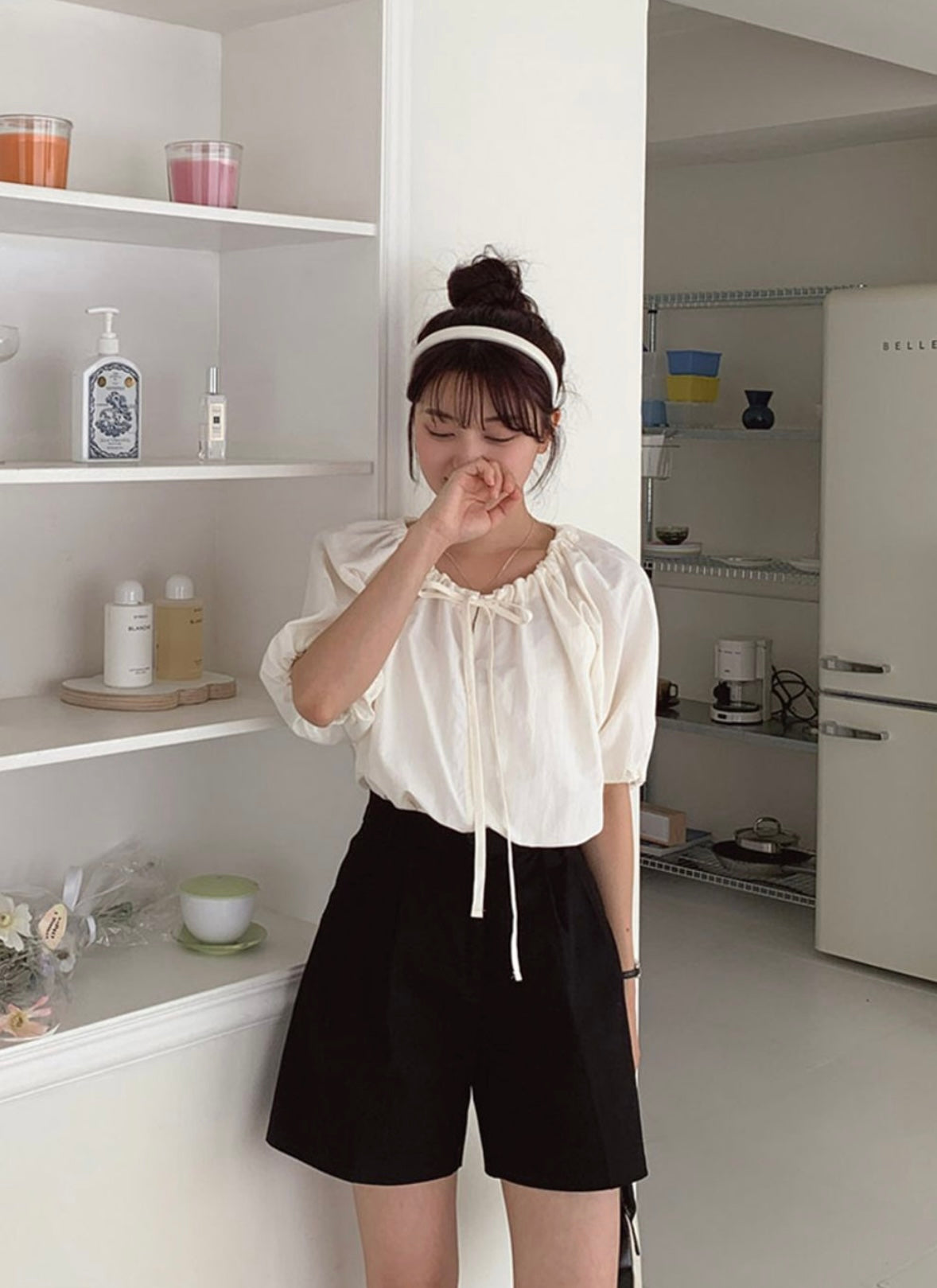 韓國丨PUFF STRING BLOUSE