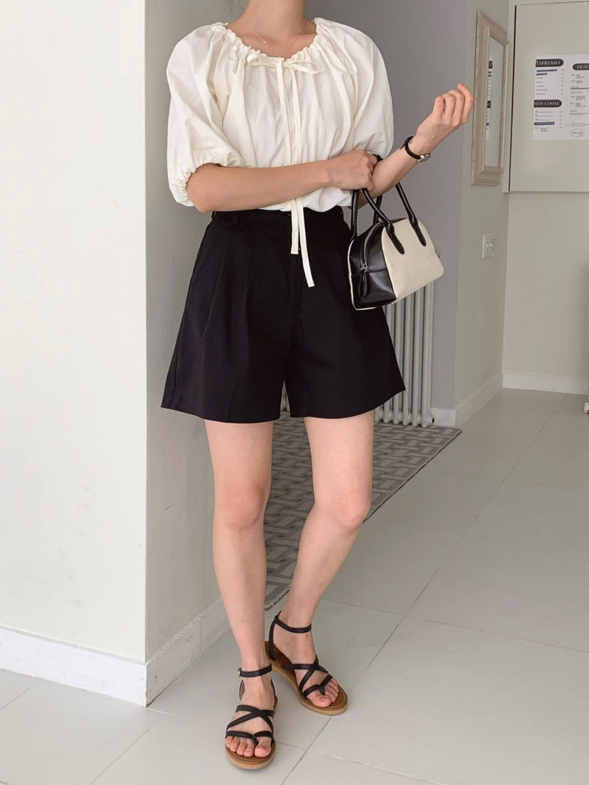 韓國丨PUFF STRING BLOUSE