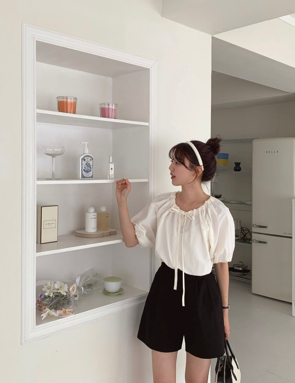 韓國丨PUFF STRING BLOUSE