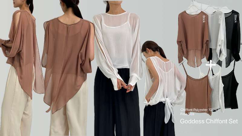 韓國丨GODDESS CHIFFONT SET