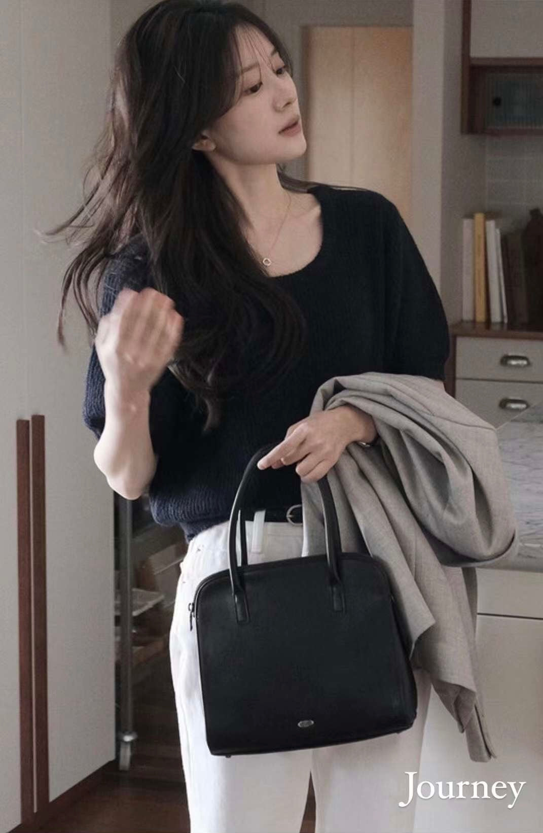 韓國丨CLASSIC LEATHER TOTE BAG