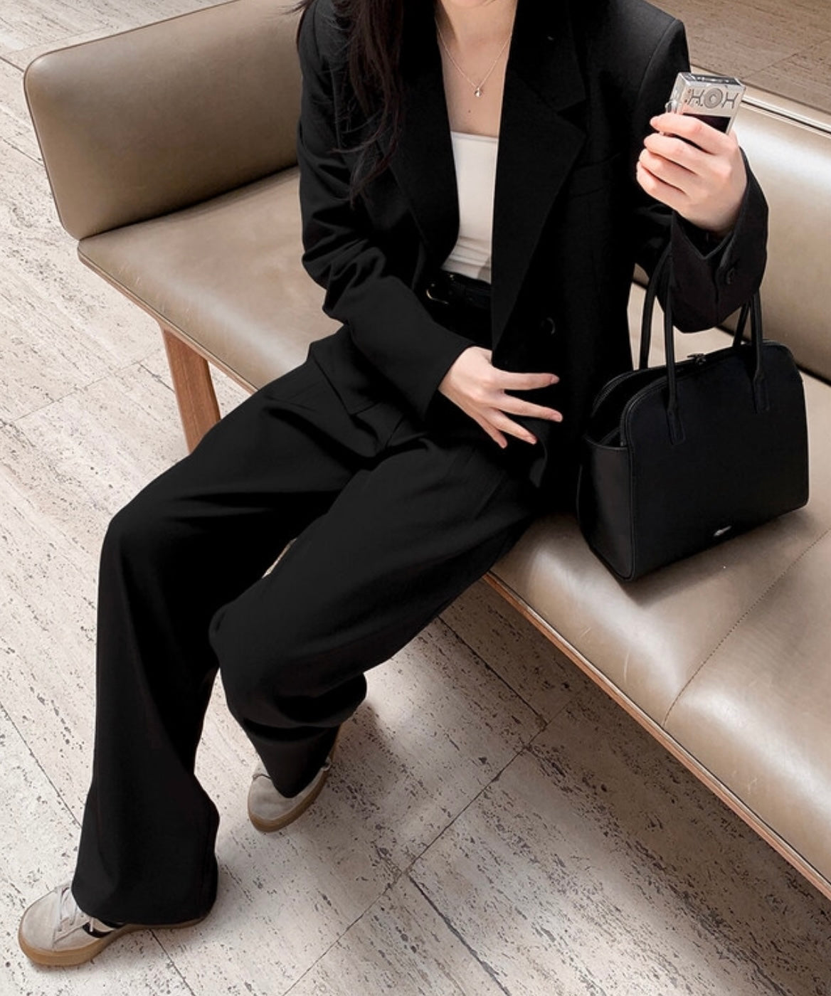 韓國丨CLASSIC LEATHER TOTE BAG