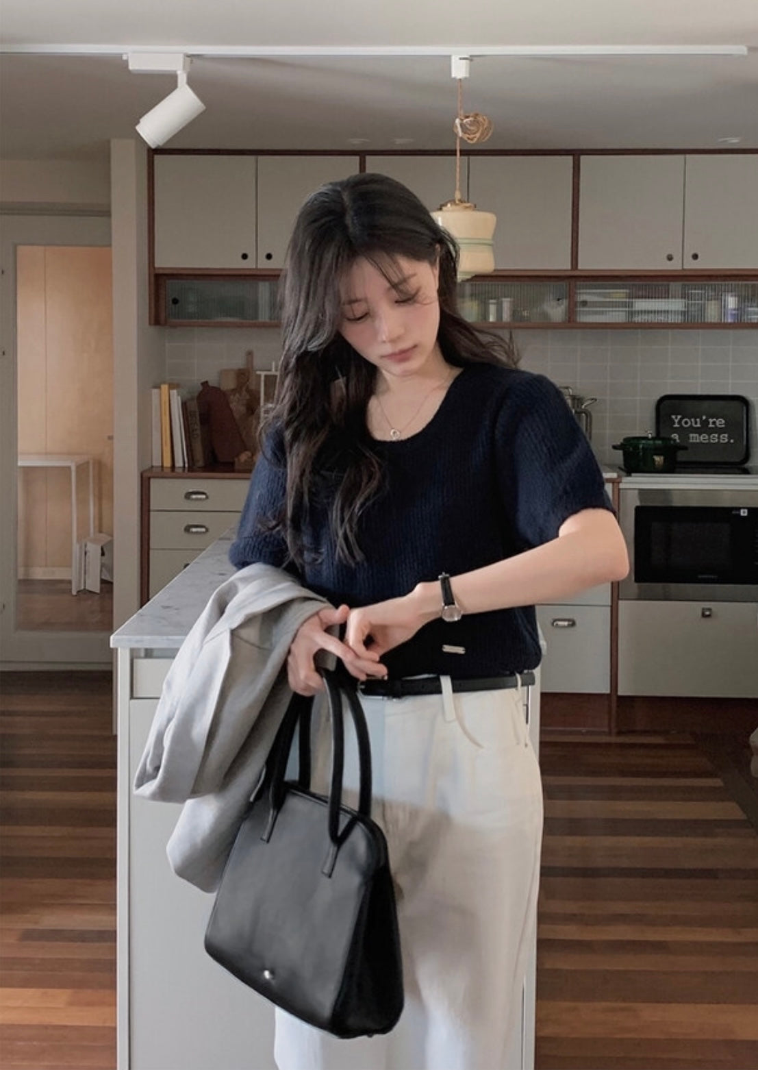 韓國丨CLASSIC LEATHER TOTE BAG