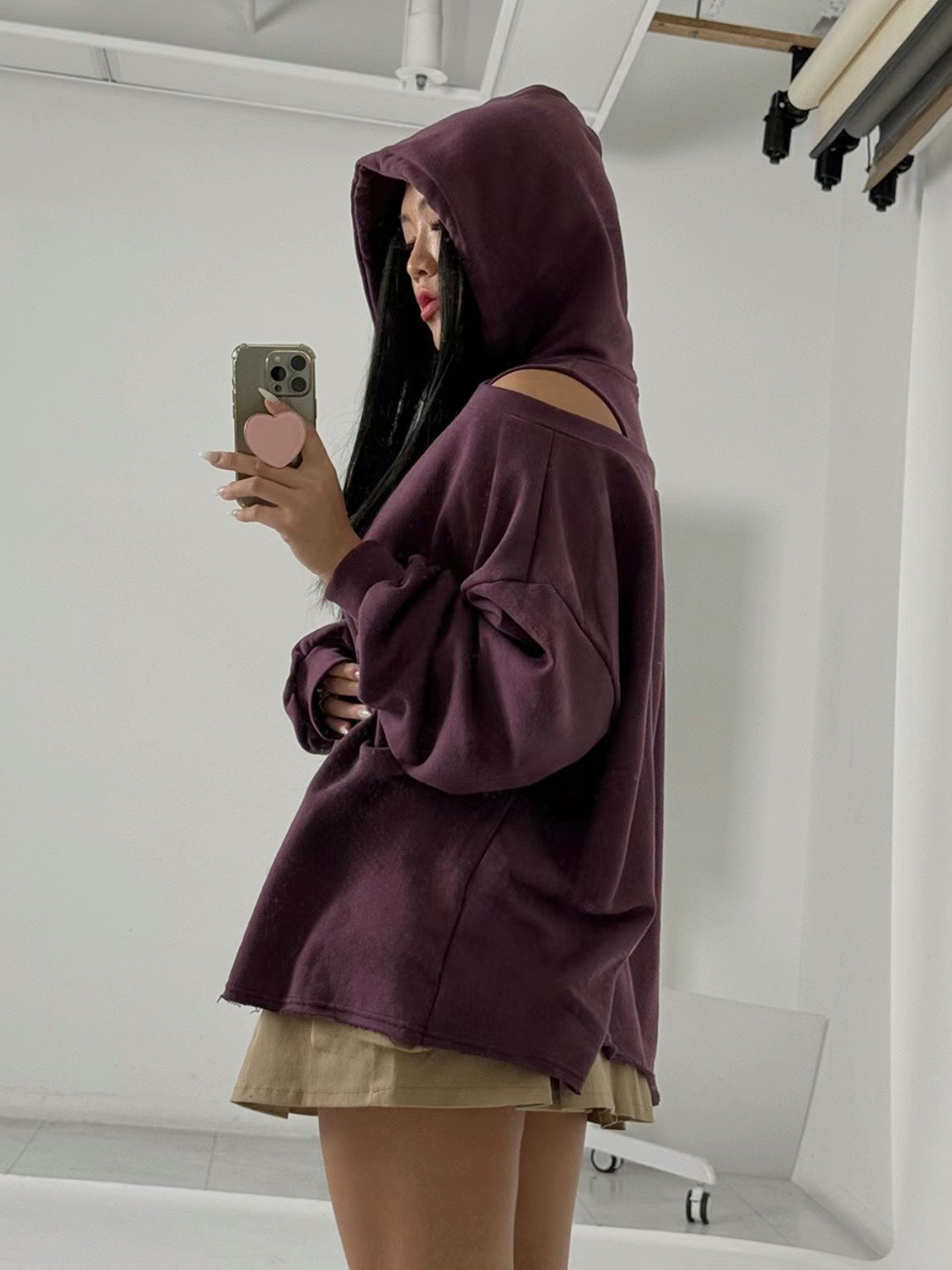 韓國丨RETURN HOOD MINI DRESS