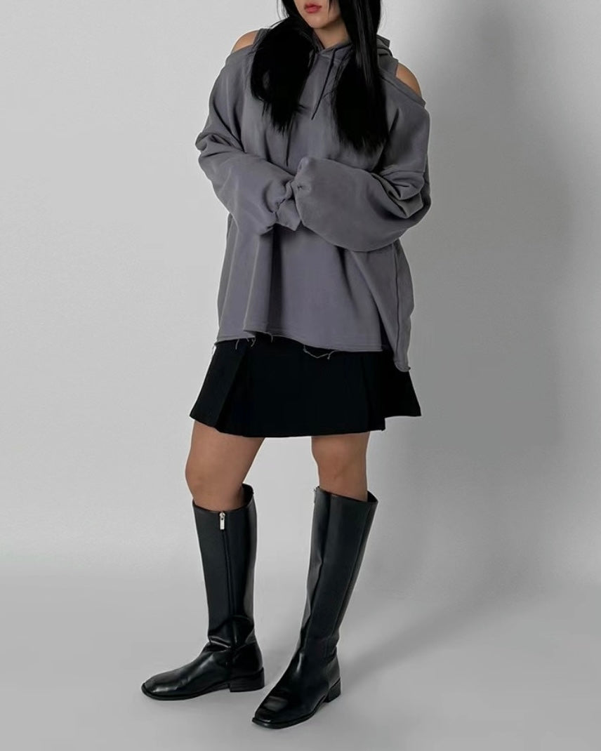 韓國丨RETURN HOOD MINI DRESS