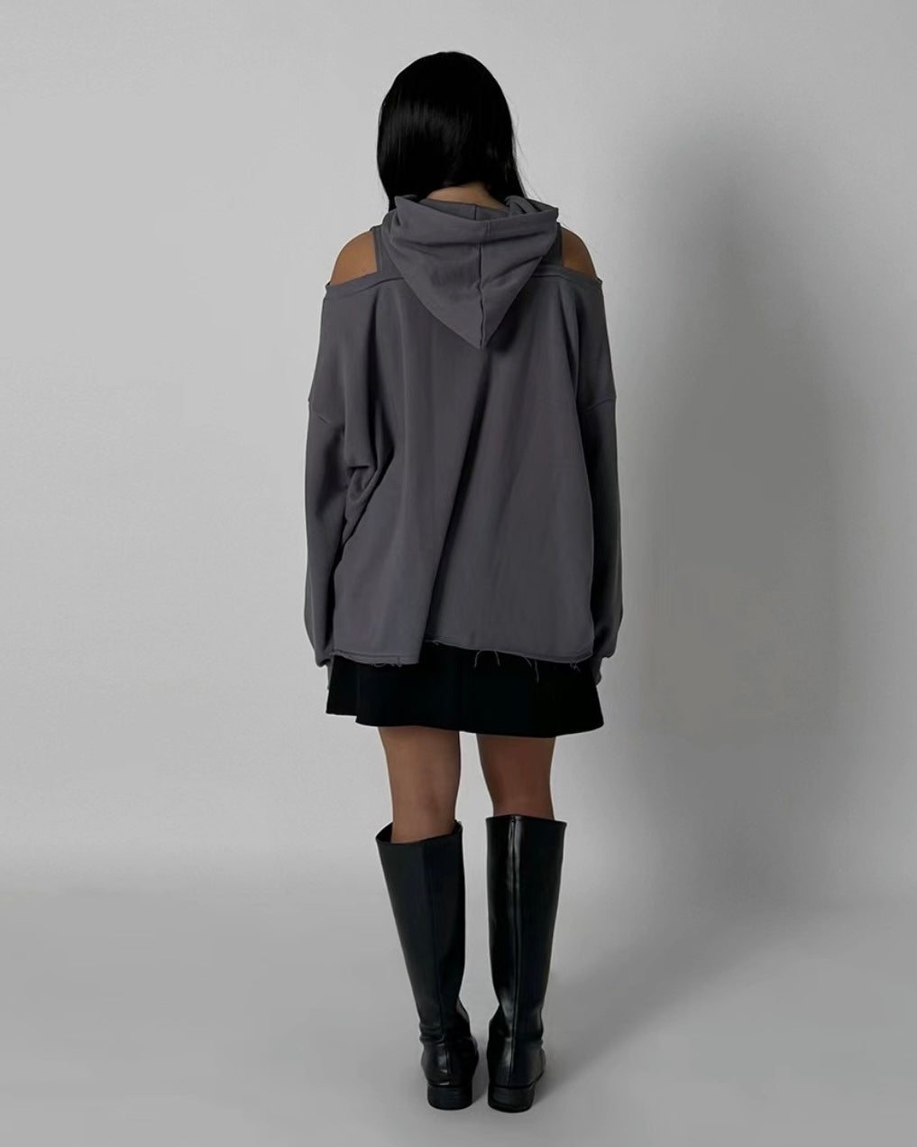 韓國丨RETURN HOOD MINI DRESS