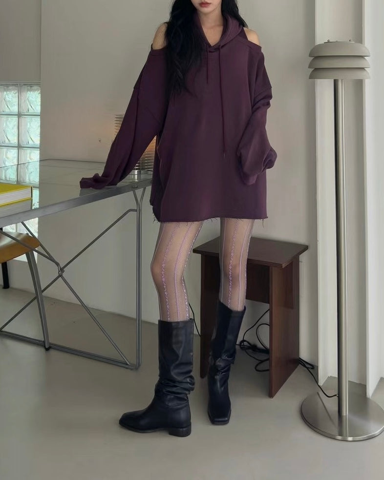 韓國丨RETURN HOOD MINI DRESS