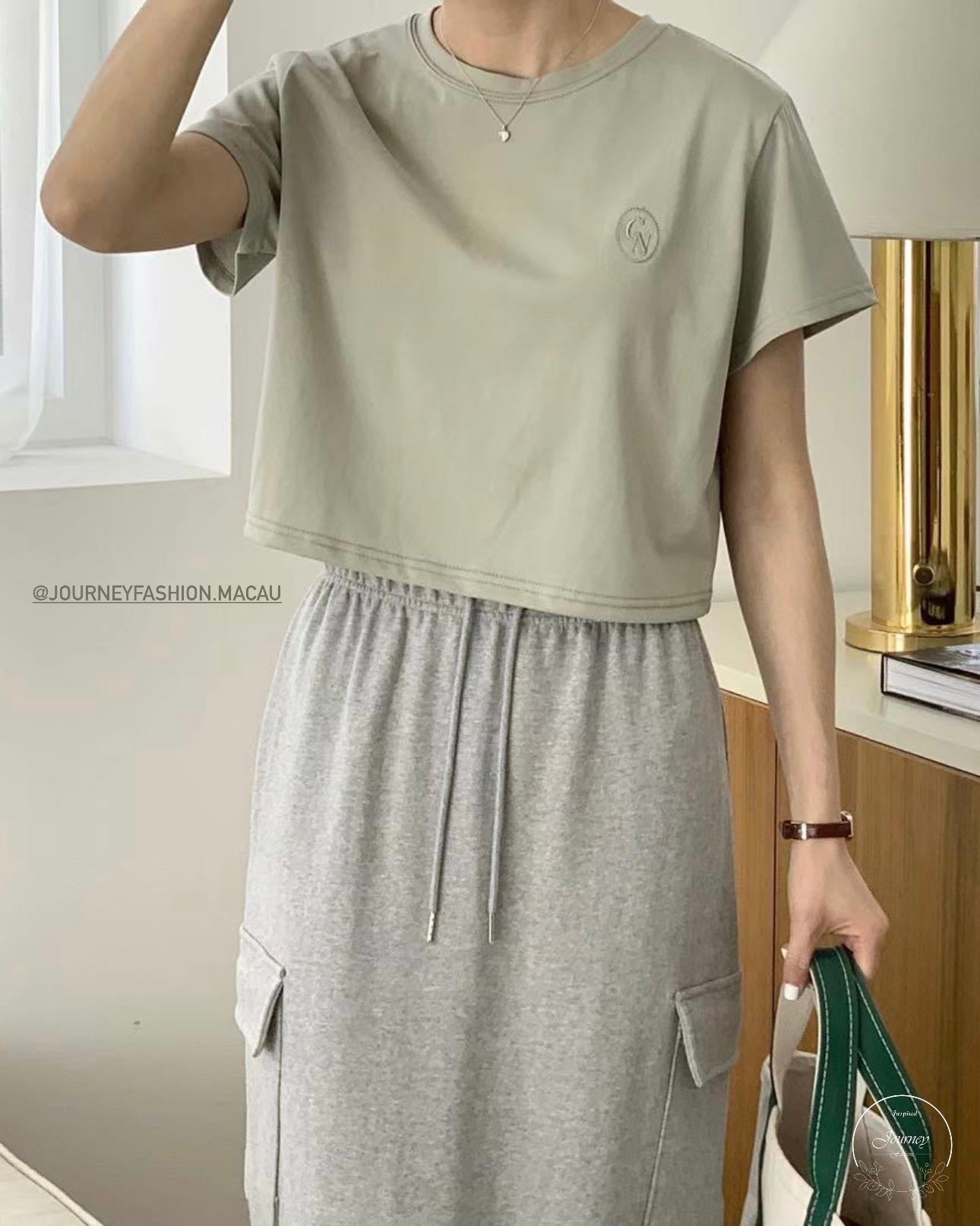 韓國丨刺繡圖案TEE