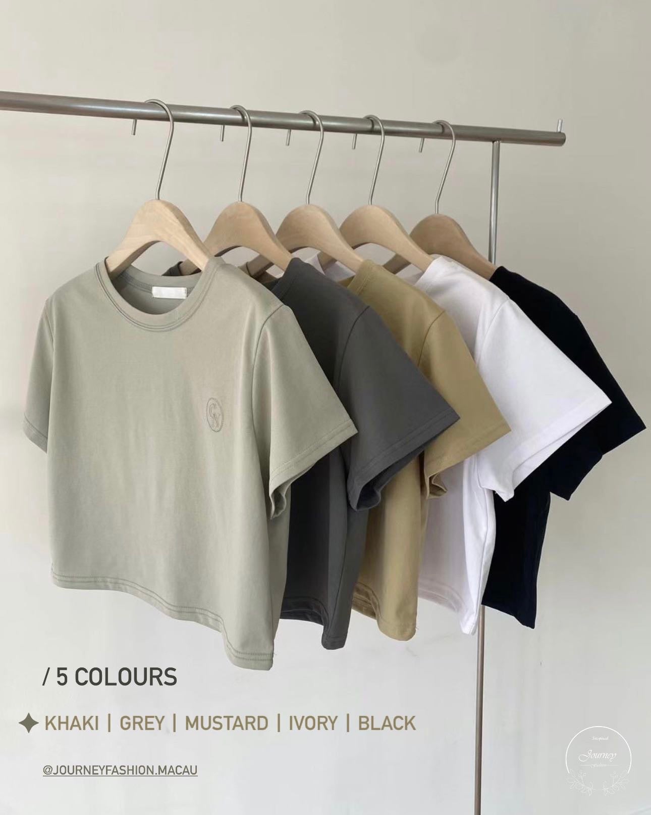 韓國丨刺繡圖案TEE