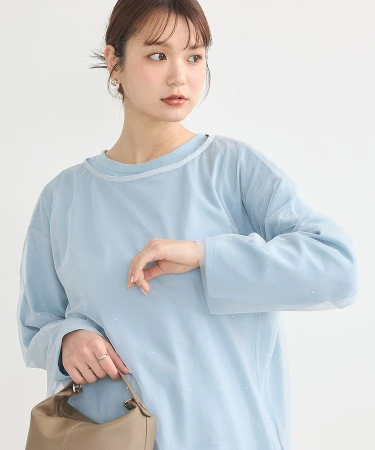日本丨輕紗兩件套TOP