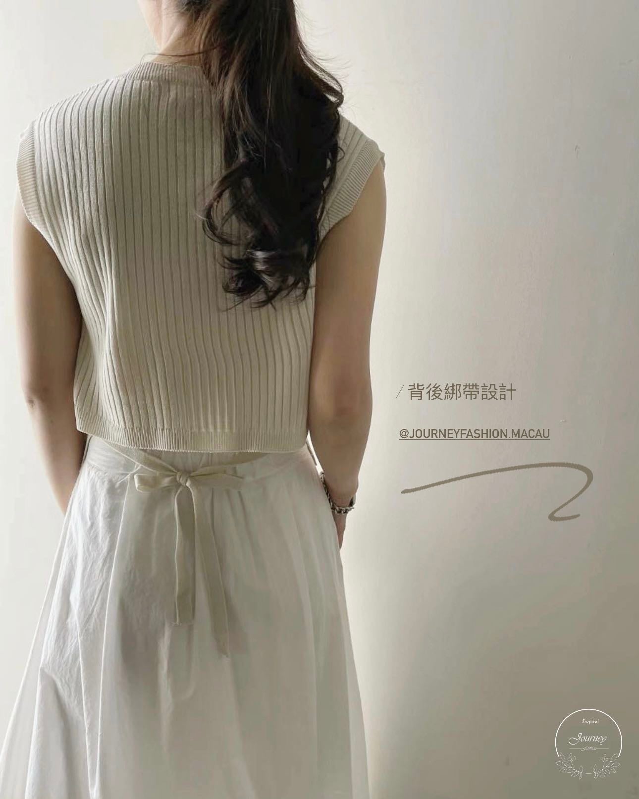 韓國丨後綁帶背心TOP