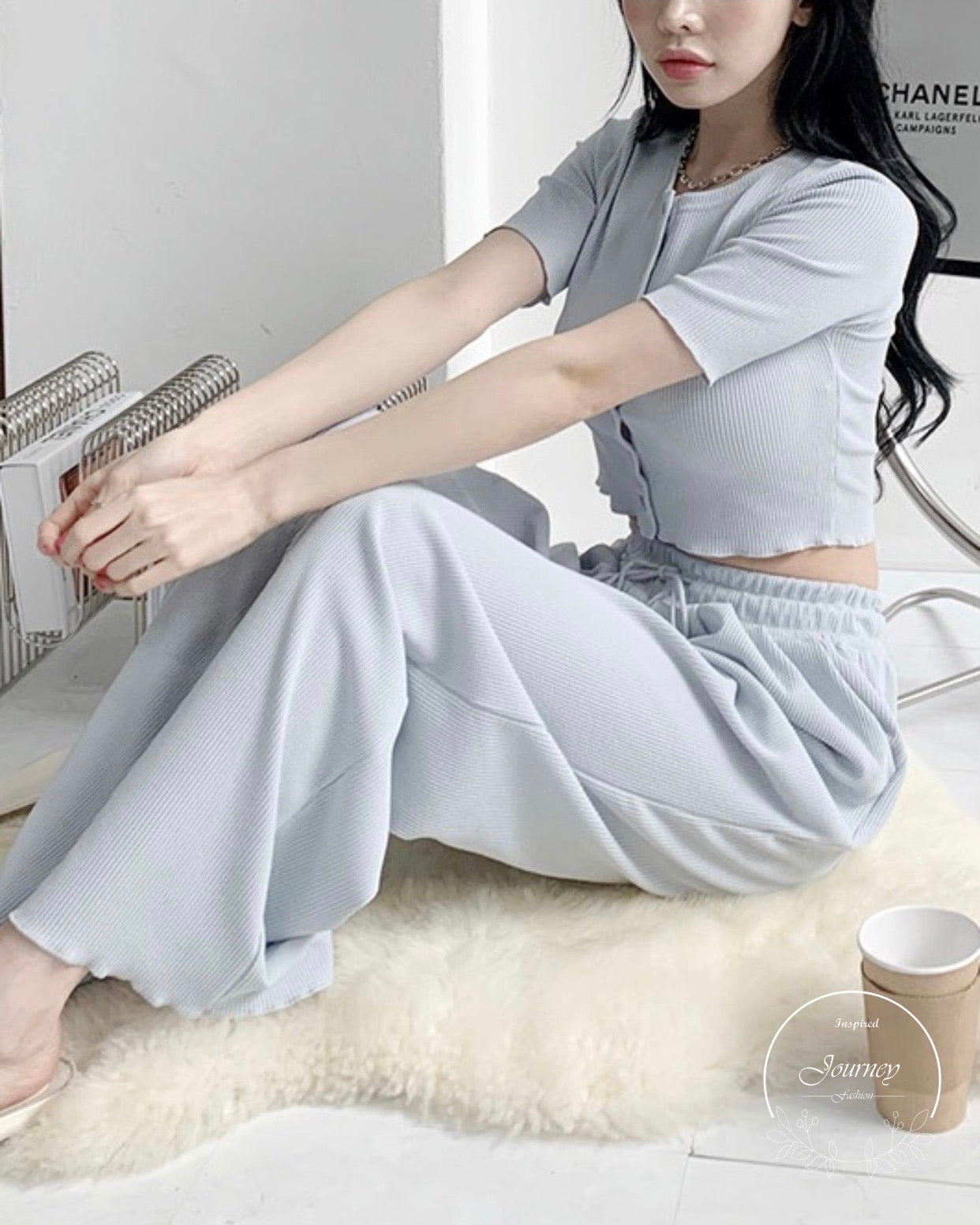 韓國丨短款休閒SET