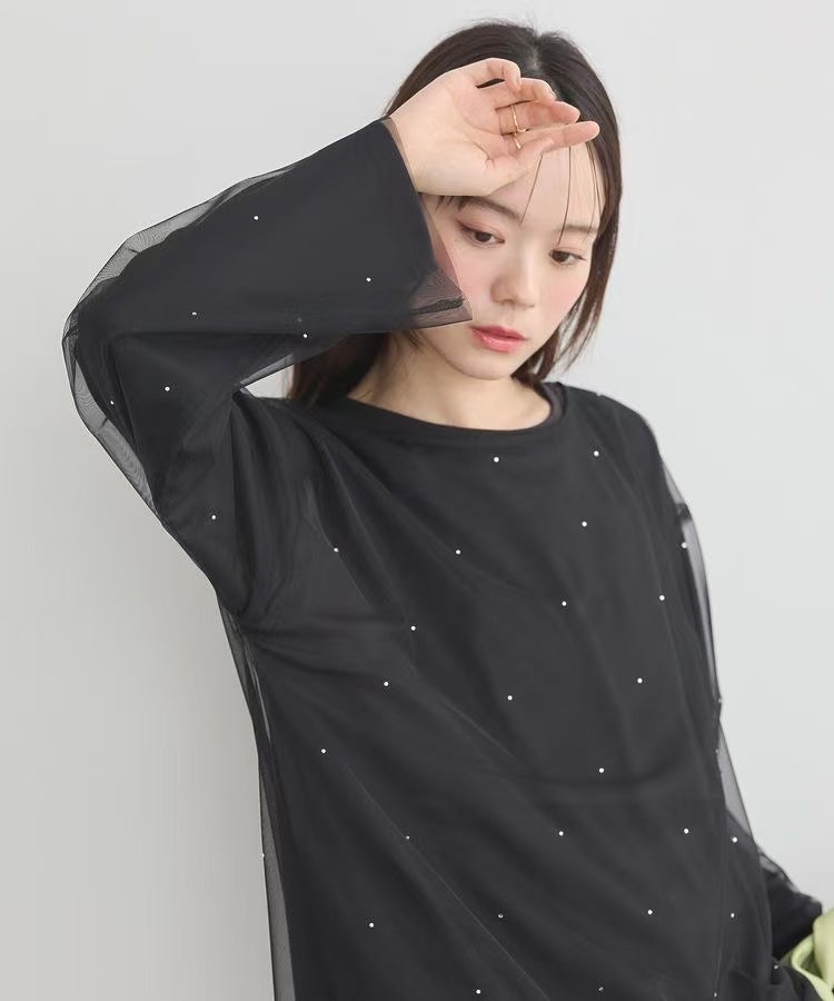 日本丨輕紗兩件套TOP
