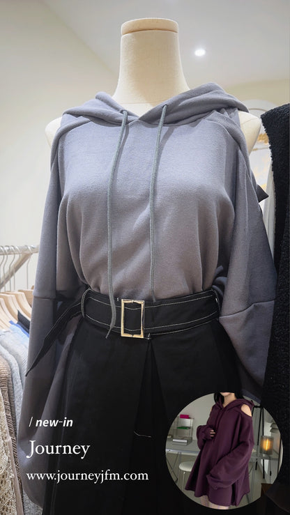 韓國丨RETURN HOOD MINI DRESS
