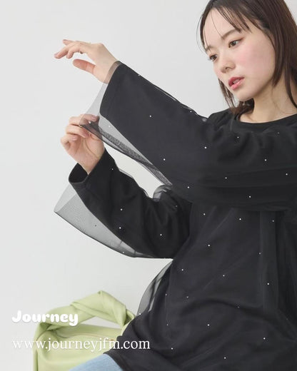 日本丨輕紗兩件套TOP