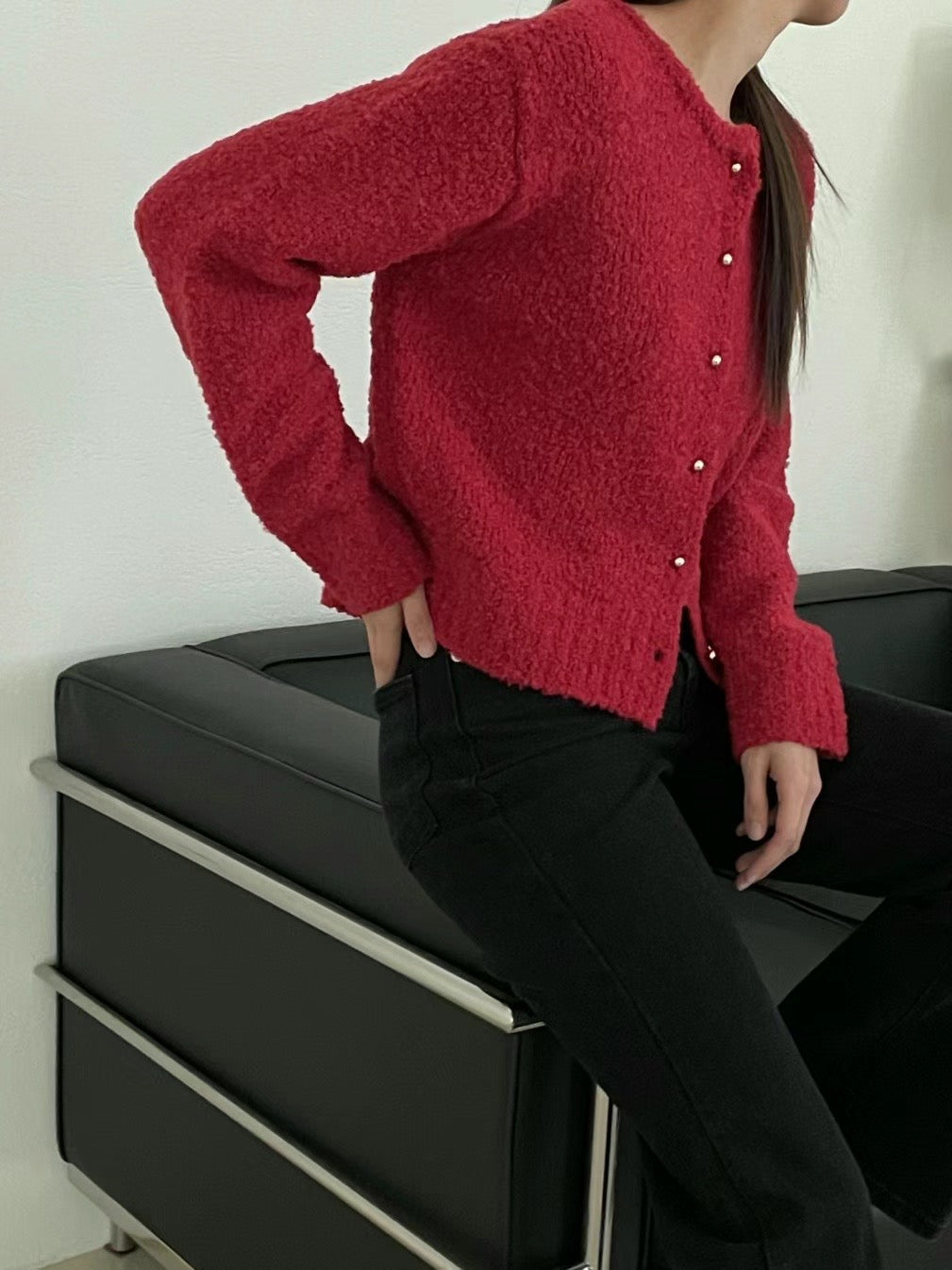 韓國丨小鈕扣外套