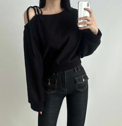 韓國丨寬鬆柔軟綁帶KNIT