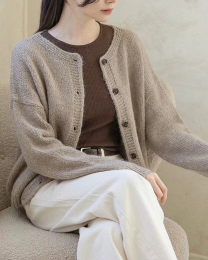 韓國丨ALPACA WOOL CARDIGAN