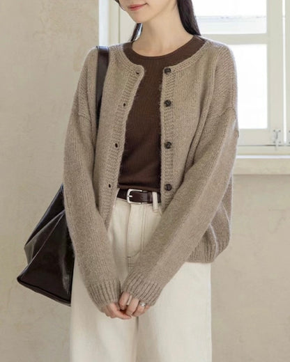 韓國丨ALPACA WOOL CARDIGAN