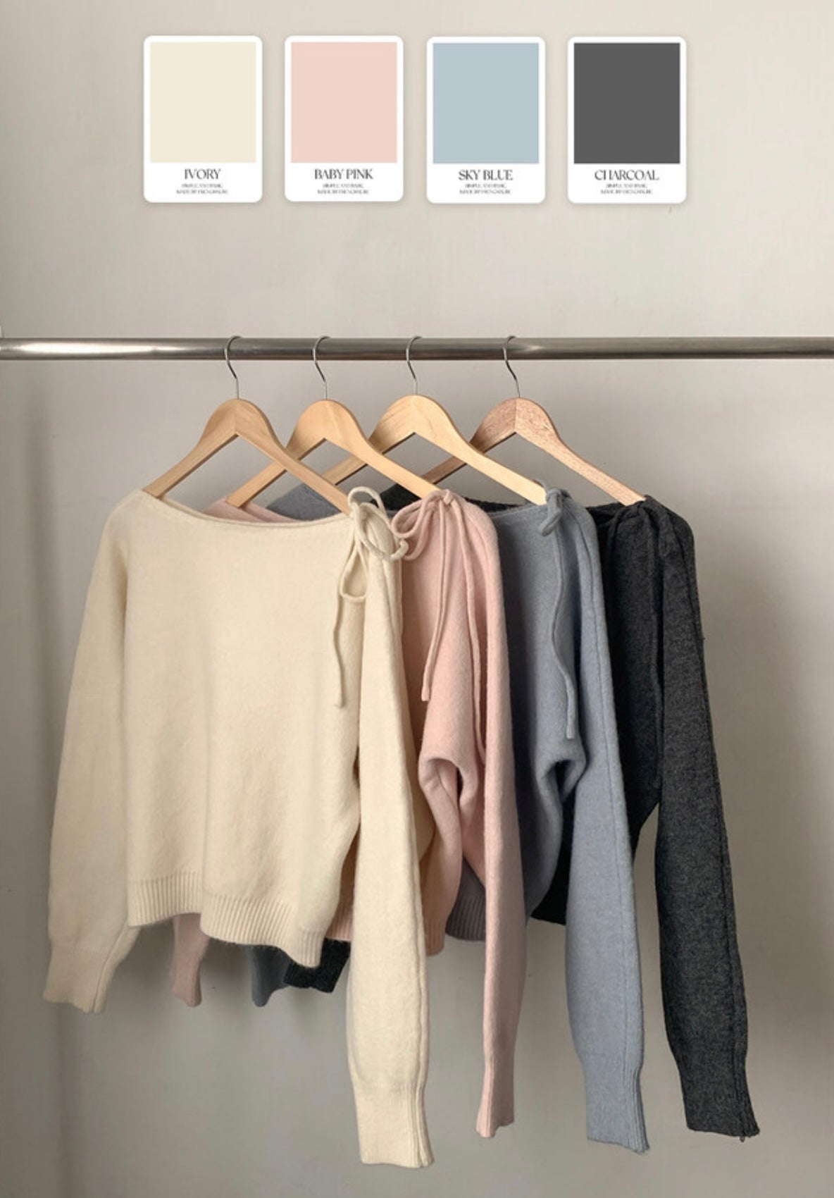 韓國丨2 WAYS RIBBON KNIT