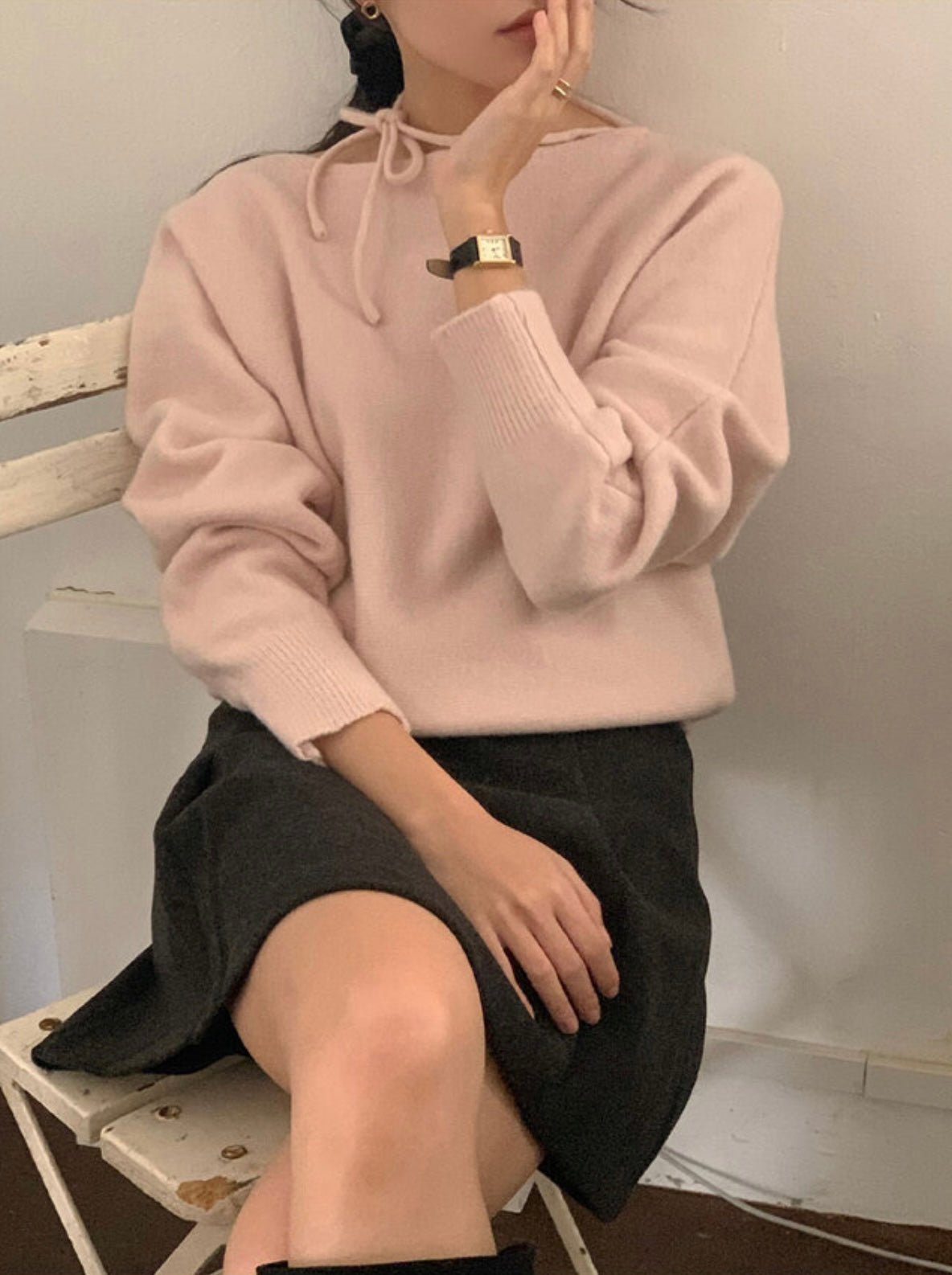 韓國丨2 WAYS RIBBON KNIT