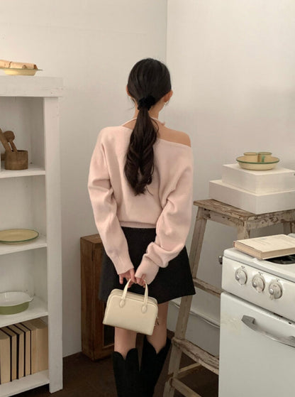 韓國丨2 WAYS RIBBON KNIT