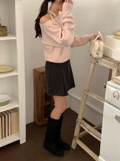 韓國丨2 WAYS RIBBON KNIT