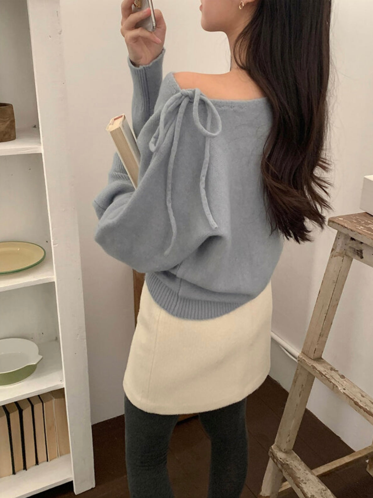 韓國丨2 WAYS RIBBON KNIT