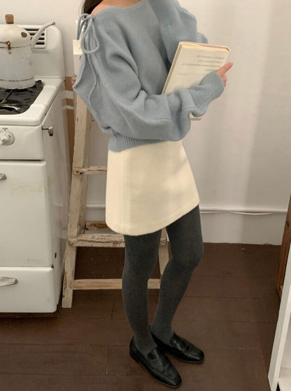 韓國丨2 WAYS RIBBON KNIT