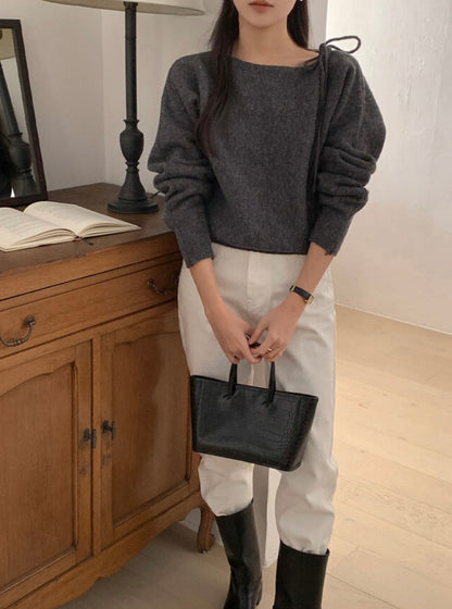 韓國丨2 WAYS RIBBON KNIT